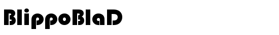 BlippoBlaD - Download Thousands of Free Fonts at FontZone.net