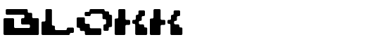 Blokk - Download Thousands of Free Fonts at FontZone.net