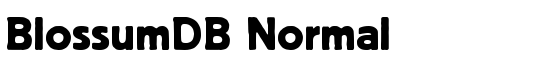 BlossumDB Normal - Download Thousands of Free Fonts at FontZone.net