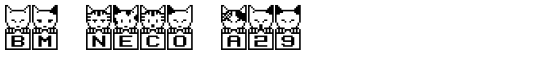 BM neco A29 - Download Thousands of Free Fonts at FontZone.net