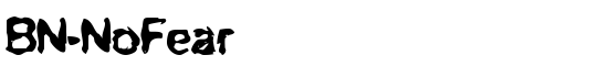 BN-NoFear - Download Thousands of Free Fonts at FontZone.net