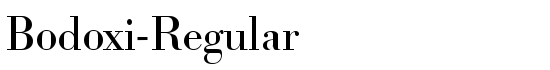 Bodoxi-Regular - Download Thousands of Free Fonts at FontZone.net