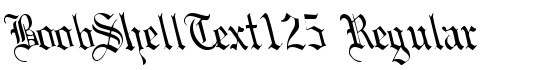 BoobShellText125 Regular - Download Thousands of Free Fonts at FontZone.net