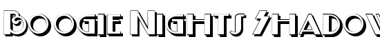 Boogie Nights ShadowNF - Download Thousands of Free Fonts at FontZone.net