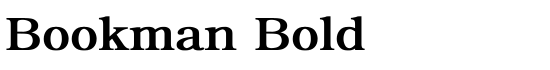 Bookman Bold - Download Thousands of Free Fonts at FontZone.net