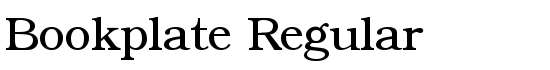 Bookplate Regular - Download Thousands of Free Fonts at FontZone.net
