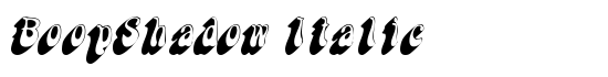 BoopShadow Italic - Download Thousands of Free Fonts at FontZone.net