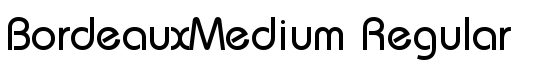 BordeauxMedium Regular - Download Thousands of Free Fonts at FontZone.net