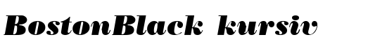 BostonBlack kursiv - Download Thousands of Free Fonts at FontZone.net