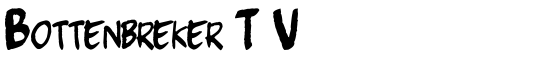 Bottenbreker T.V. - Download Thousands of Free Fonts at FontZone.net