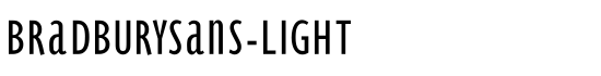 BradburySans-Light - Download Thousands of Free Fonts at FontZone.net
