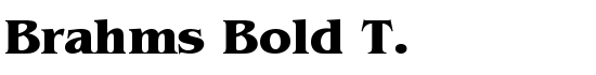 Brahms Bold T. - Download Thousands of Free Fonts at FontZone.net