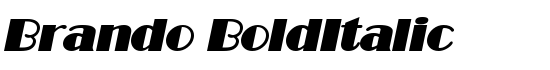 Brando BoldItalic - Download Thousands of Free Fonts at FontZone.net
