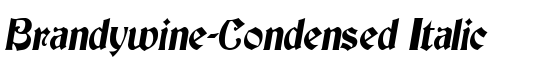 Brandywine-Condensed Italic - Download Thousands of Free Fonts at FontZone.net