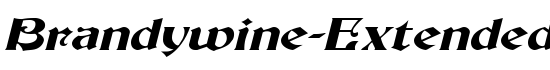 Brandywine-Extended Italic - Download Thousands of Free Fonts at FontZone.net