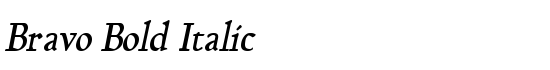 Bravo Bold Italic - Download Thousands of Free Fonts at FontZone.net