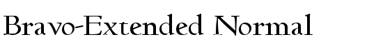 Bravo-Extended Normal - Download Thousands of Free Fonts at FontZone.net