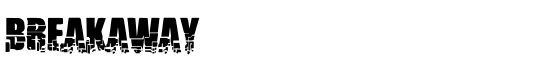Breakaway - Download Thousands of Free Fonts at FontZone.net