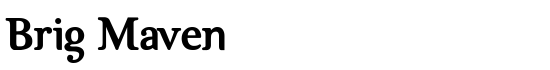 Brig Maven - Download Thousands of Free Fonts at FontZone.net