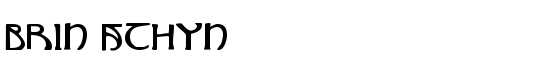 Brin Athyn - Download Thousands of Free Fonts at FontZone.net