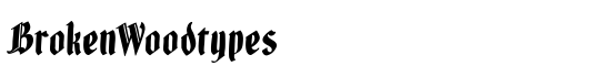 BrokenWoodtypes - Download Thousands of Free Fonts at FontZone.net