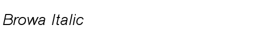 Browa Italic - Download Thousands of Free Fonts at FontZone.net