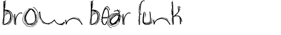 brown bear funk - Download Thousands of Free Fonts at FontZone.net