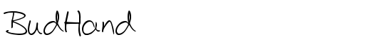 BudHand - Download Thousands of Free Fonts at FontZone.net