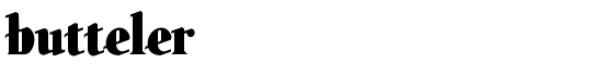 butteler - Download Thousands of Free Fonts at FontZone.net