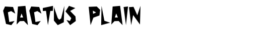 Cactus Plain - Download Thousands of Free Fonts at FontZone.net