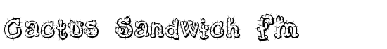 Cactus Sandwich FM - Download Thousands of Free Fonts at FontZone.net