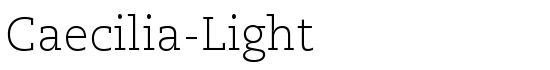 Caecilia-Light - Download Thousands of Free Fonts at FontZone.net