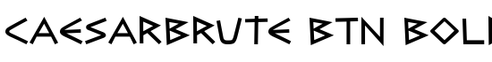 CaesarBrute BTN Bold - Download Thousands of Free Fonts at FontZone.net