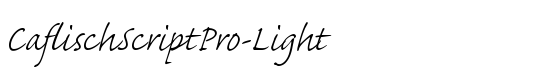 CaflischScriptPro-Light - Download Thousands of Free Fonts at FontZone.net