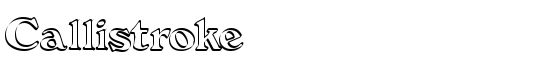 Callistroke - Download Thousands of Free Fonts at FontZone.net