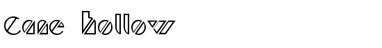 Cane Hollow - Download Thousands of Free Fonts at FontZone.net