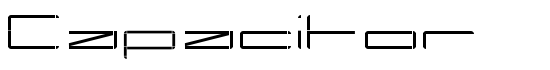 Capacitor - Download Thousands of Free Fonts at FontZone.net