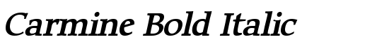 Carmine Bold Italic - Download Thousands of Free Fonts at FontZone.net