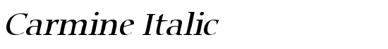 Carmine Italic - Download Thousands of Free Fonts at FontZone.net
