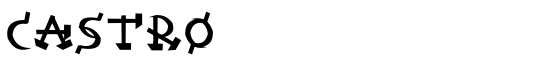 Castro - Download Thousands of Free Fonts at FontZone.net