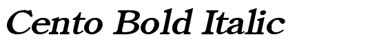 Cento Bold Italic - Download Thousands of Free Fonts at FontZone.net