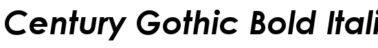 Century Gothic Bold Italic - Download Thousands of Free Fonts at FontZone.net