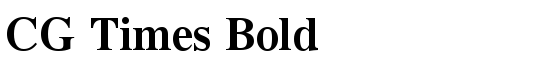 CG Times Bold - Download Thousands of Free Fonts at FontZone.net