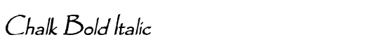 Chalk Bold Italic - Download Thousands of Free Fonts at FontZone.net