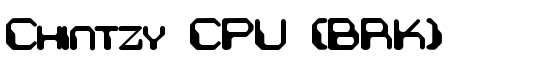Chintzy CPU (BRK) - Download Thousands of Free Fonts at FontZone.net