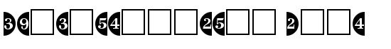 CircledNumbers Bold - Download Thousands of Free Fonts at FontZone.net