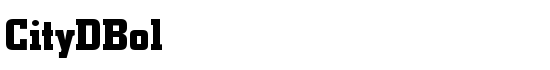 CityDBol - Download Thousands of Free Fonts at FontZone.net