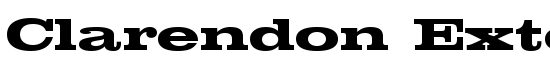 Clarendon Extended Bold - Download Thousands of Free Fonts at FontZone.net