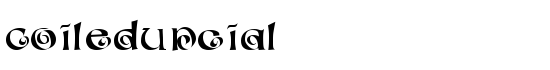 CoiledUncial - Download Thousands of Free Fonts at FontZone.net