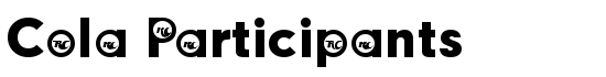 Cola Participants - Download Thousands of Free Fonts at FontZone.net